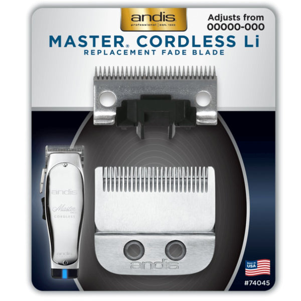 Andis Master Cordless Li Replacement Fade Blade 74045 - Barberecho Warehouse