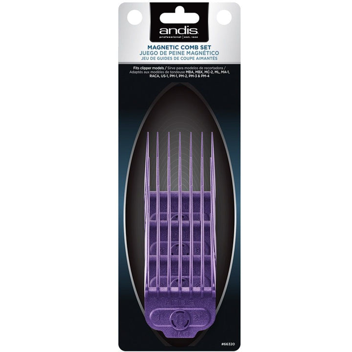 Andis Professional Single Magnetic 4 Pcs Comb Set 66320 - Barberecho Warehouse