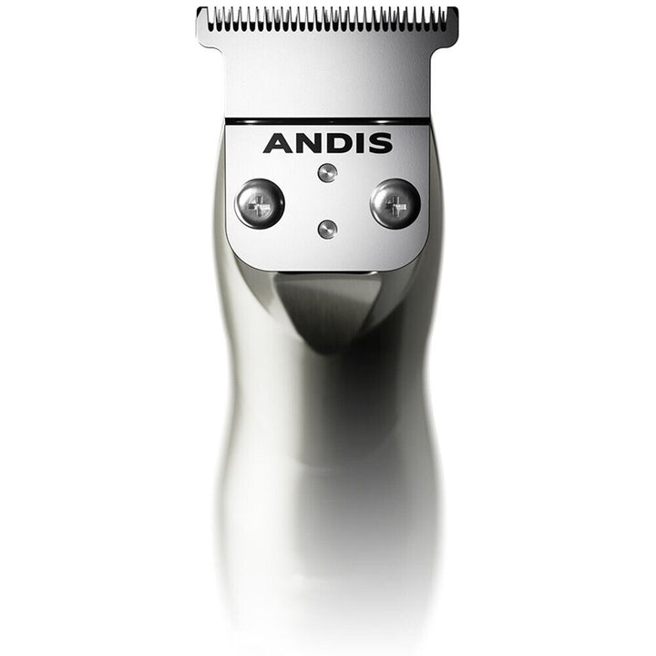 Andis Professional Slimline Pro Li Cordless T - Blade Hair Trimmer D - 8 Chrome 32810 - Barberecho Warehouse