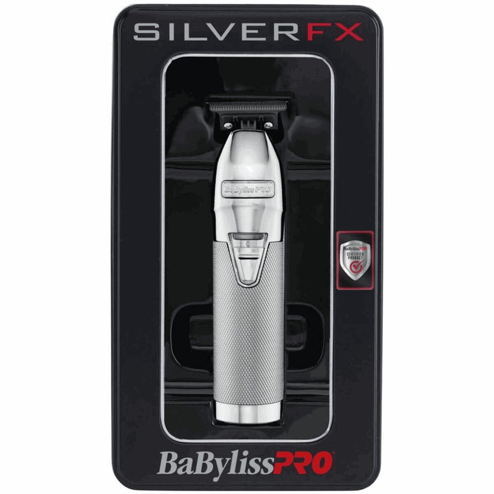 BaBylissPRO Barberology SILVERFX Outlining Trimmer (Silver) FX787S - Barberecho Warehouse