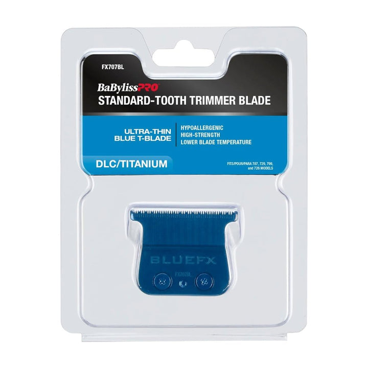 BaBylissPRO BlueFX Standard - Tooth DLC Replacement T - Blade FX707BL - Barberecho Warehouse