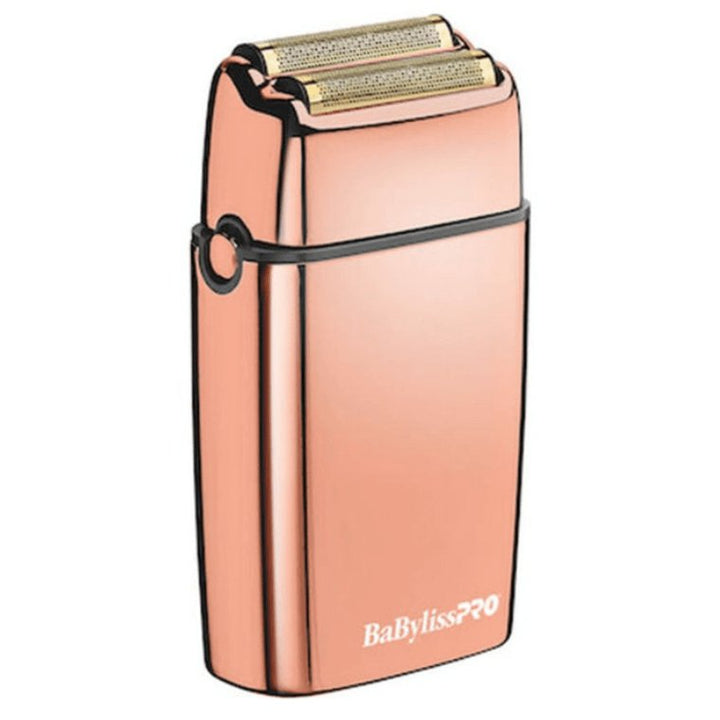 BaBylissPRO FoilFx Cordless Metal Double Foil Shaver (Rose Gold) FXFS2RG - Barberecho Warehouse