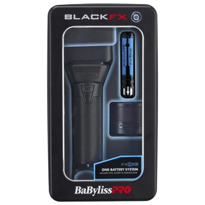 BaBylissPRO FXONE BLACKFX All - Metal Interchangeable - Battery Shaver FX79FSMB - Barberecho Warehouse