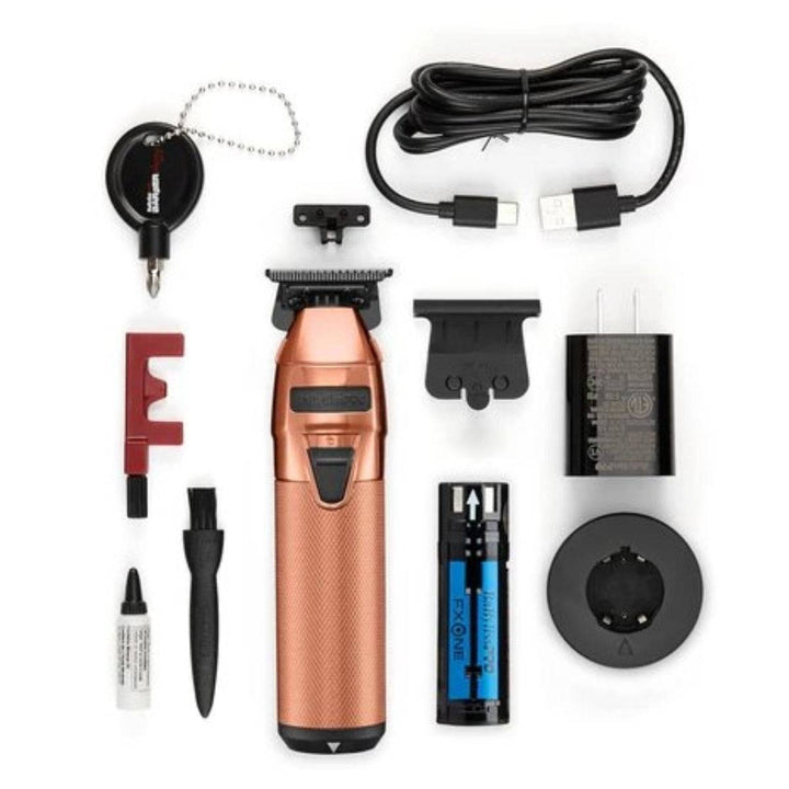 BaBylissPRO FXONE RoseFX Clipper FX899RG OR Trimmer FX799RG OR Shaver FX79FSRG OR All Together - Barberecho Warehouse