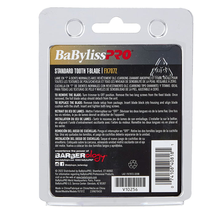 BaBylissPRO Gold Standard Tooth Replacement T - Blade FX707Z - Barberecho Warehouse