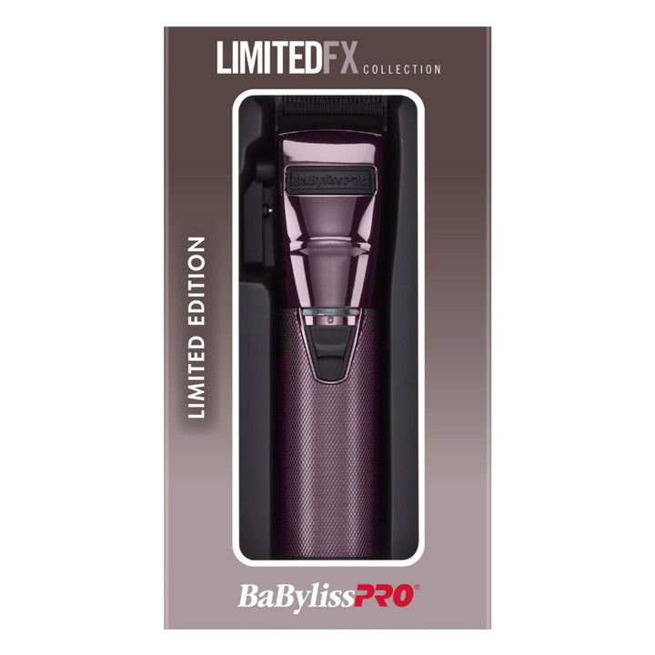 BaBylissPRO Limitedfx Limited Edition Nightfall Collection All - metal Lithium Clipper FX870NP - Barberecho Warehouse