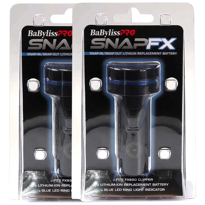 BaBylissPRO SNAPFX Clipper Replacement Battery FXBPC (2 Pcs) - Barberecho Warehouse