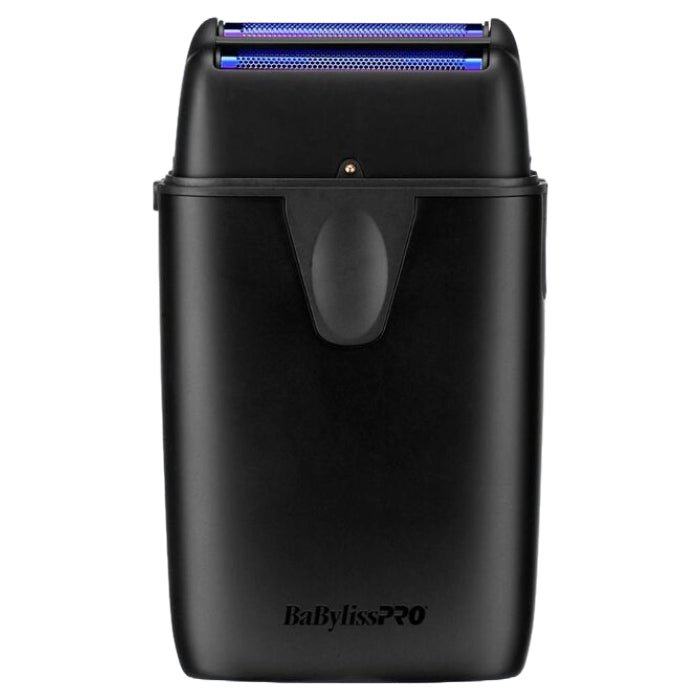 BaBylissPRO UV - Disinfecting Matte Black Double Foil Shaver FXLFS2MB - Barberecho Warehouse