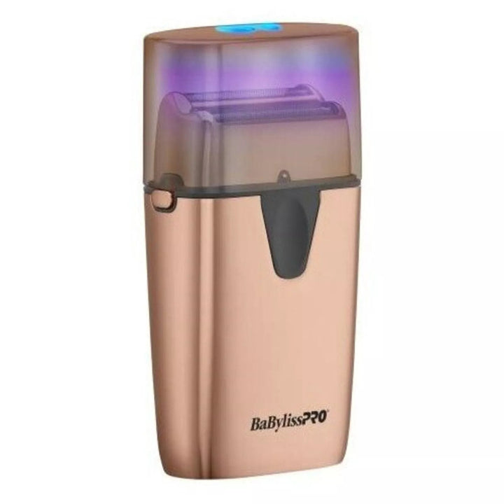 BaBylissPRO UVFOIL Double Foil Shaver Rose Gold FXLFS2RG - Barberecho Warehouse