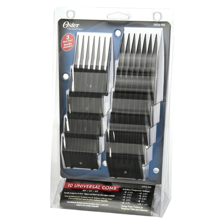 Oster Professional 10 Universal Comb Set Attachments Guide 76926 - 900 - Barberecho Warehouse