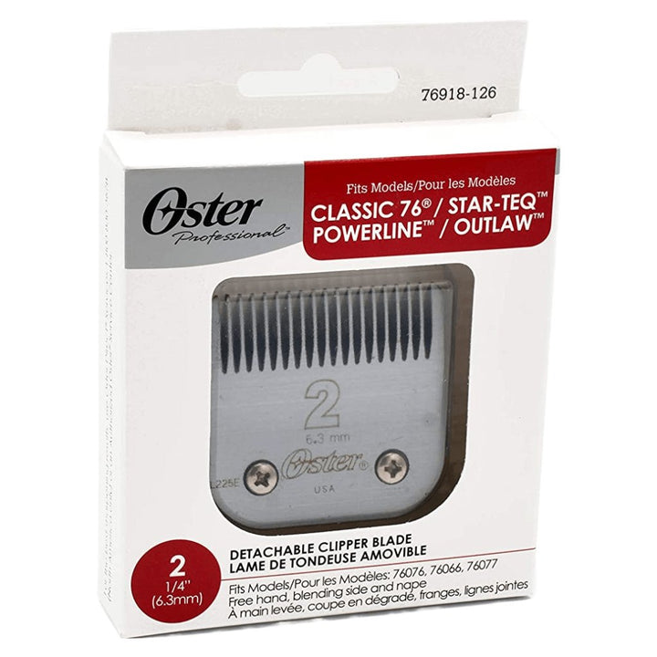 Oster Professional Replacement Blade for Classic 76 Size 2 (1/4" 6.3mm) 76918 - 126 - Barberecho Warehouse