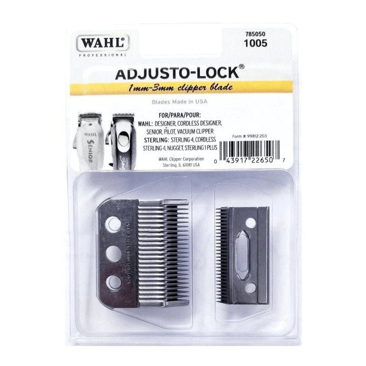 Wahl Professional Adjusto - Lock 1mm - 3mm Clipper 3 hole Replacement Blade 01005 - Barberecho Warehouse